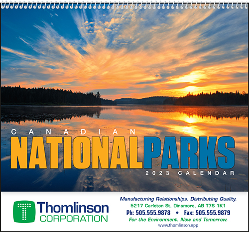 Canada's National Parks Spiral Bound Wall Calendar for 2022